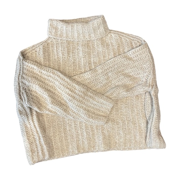 Free People Sweaters - Free People Chunky Knit Turtleneck Sweater Size S